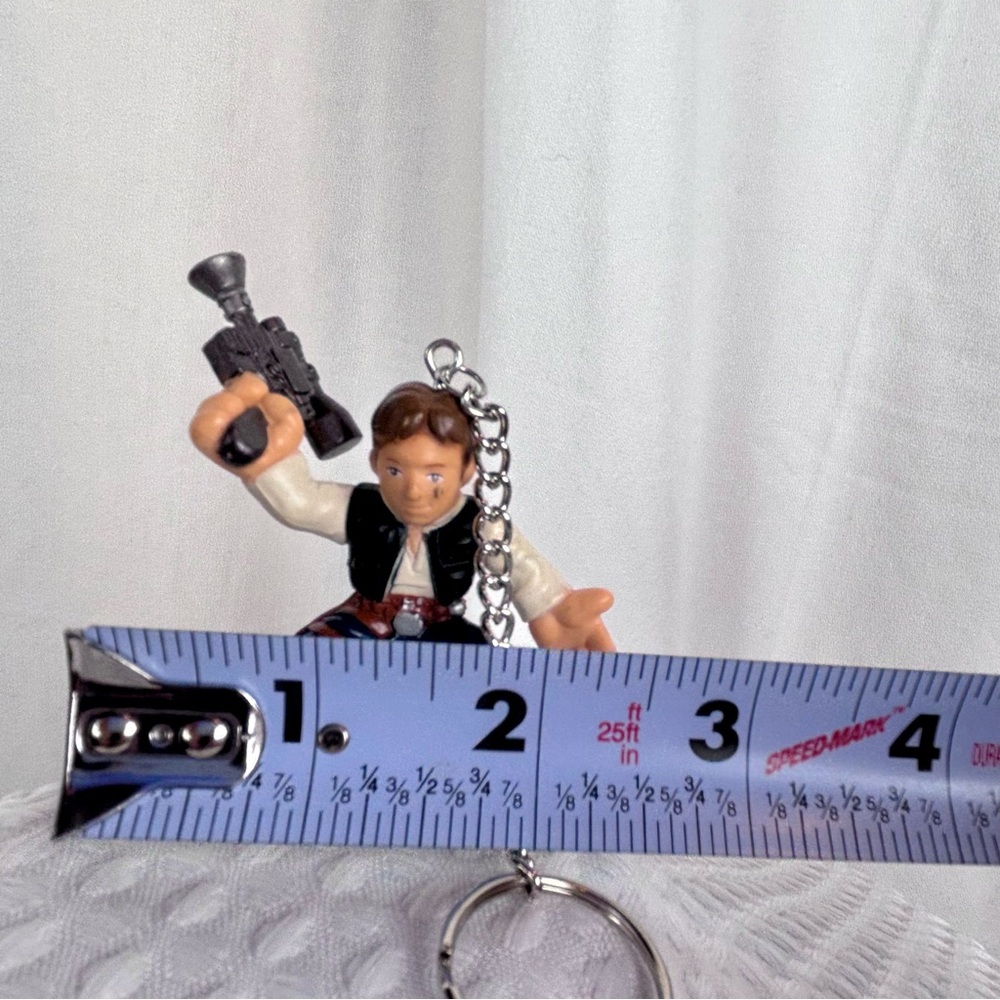 Purse Charm Star Wars‎ Han Solo with Blaster Key Chain - Picture 6 of 8